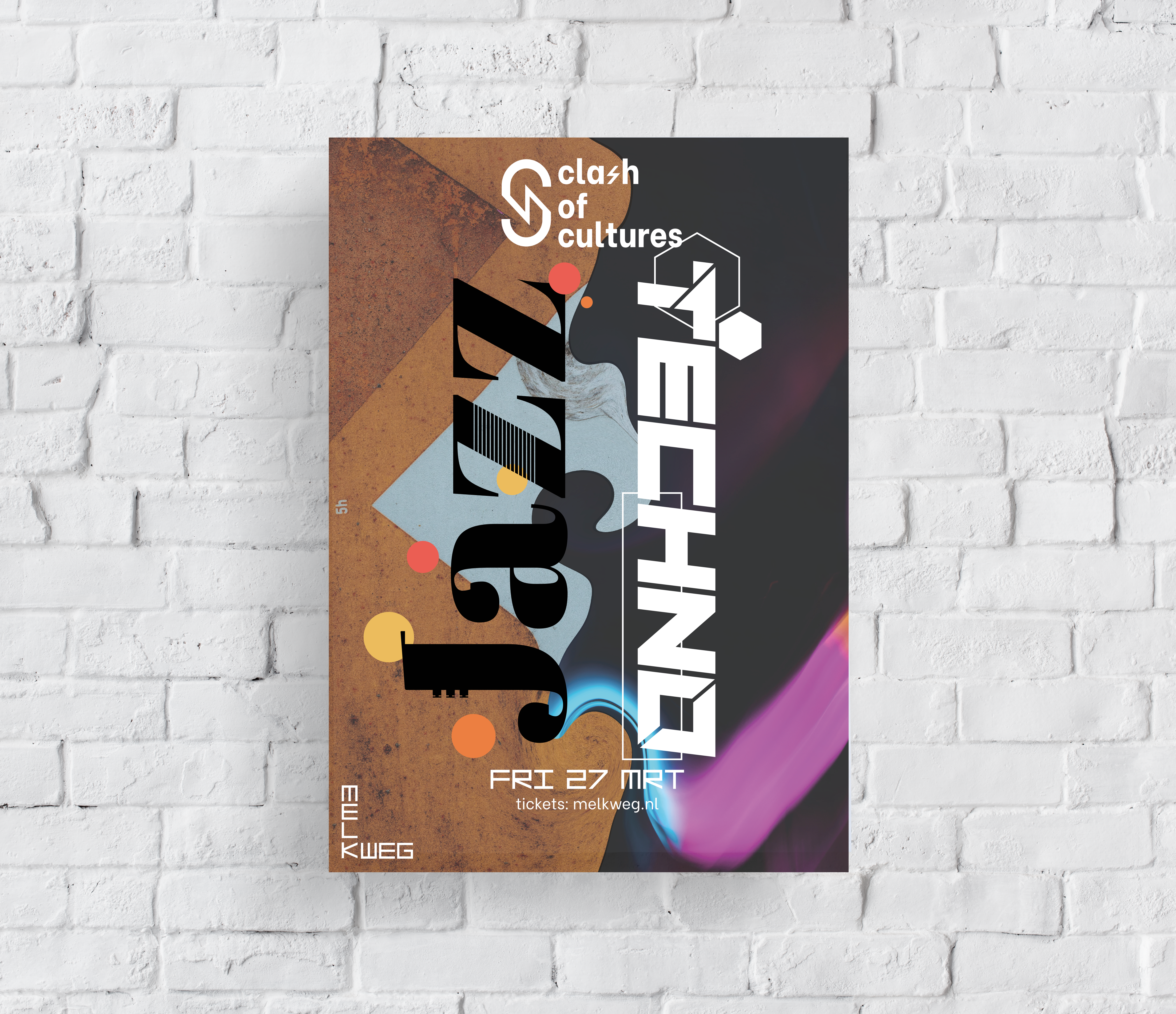 poster evenement 2 subgenres tegen elkaar